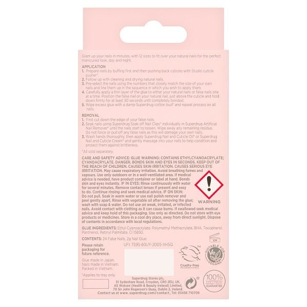Studio London Cherry Short Oval Nailsÿ