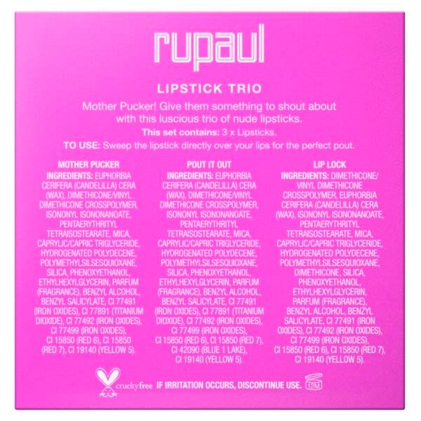 RuPaul A Little Bit Of Luscious Lipstick Trio