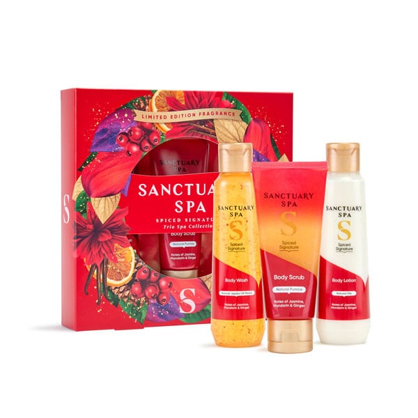 Sanctuary Spa Spiced Signature  Trio Spa Collection