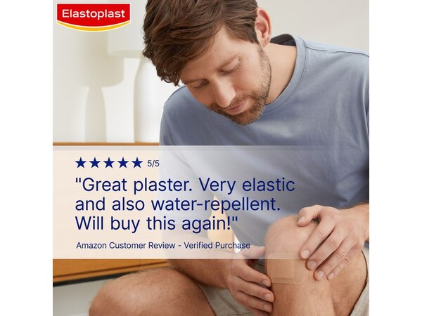 Elastoplast Fabric Knee & Elbow Large Pad, 10 Plasters