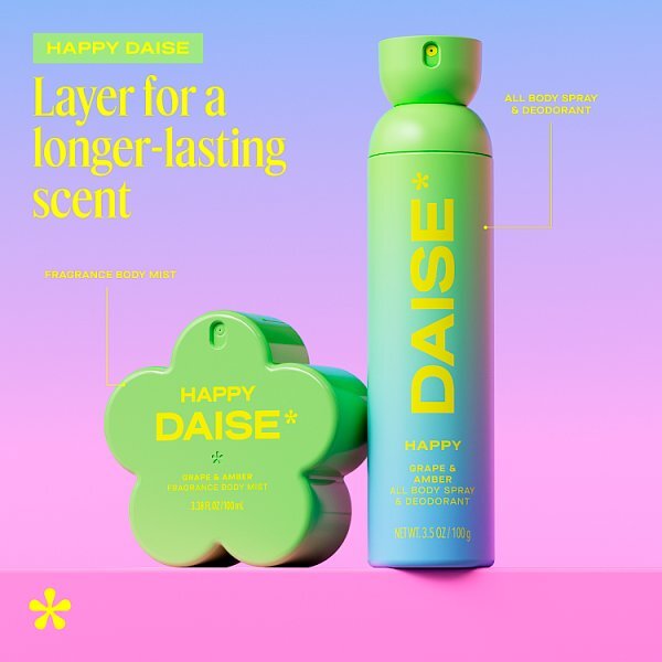 Daise All Body Spray & Deodorant Happy 120ml