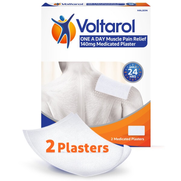 Voltarol Medicated Plaster, Muscle Pain Relief, One A Day