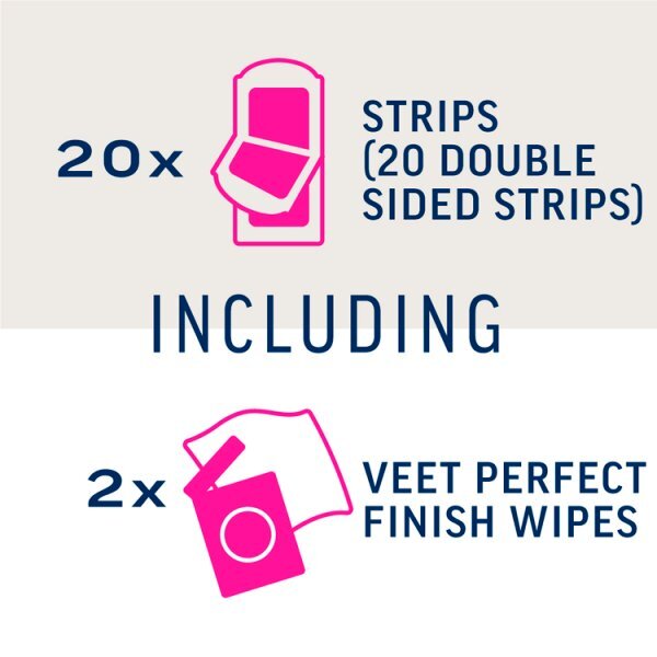 Veet Pure Inspiration Wax Strips Legs & Body Sensitive x20