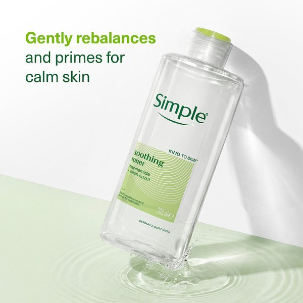 Simple Kind To Skin Soothing Facial Toner 200ml
