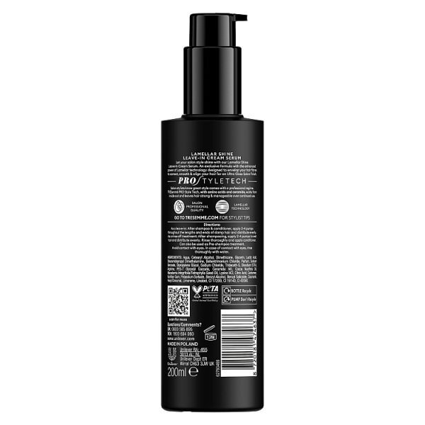 TRESemmé Leave-In Cream Hair Serum Lamellar Shine 200ml