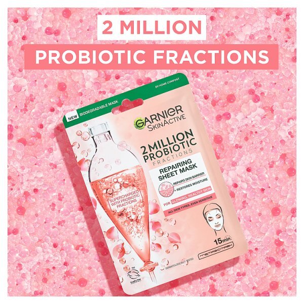 Garnier SkinActive Probiotic Repairing Sheet Mask with 2M Fractions