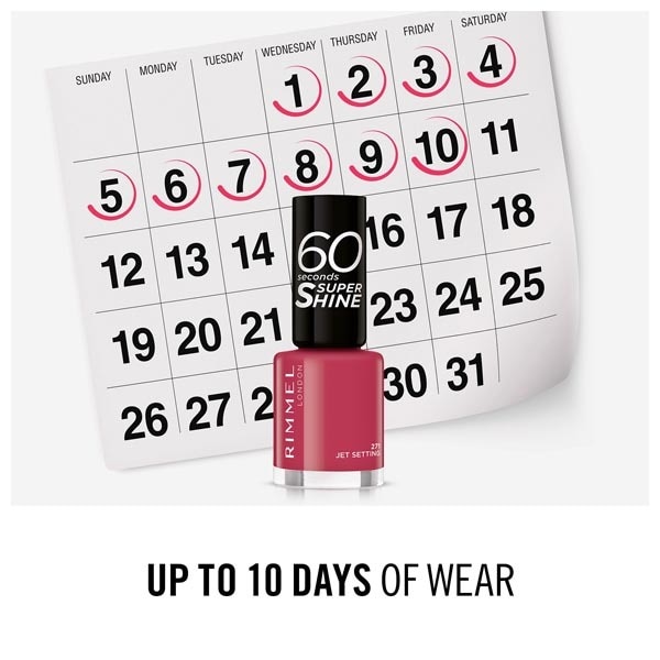 DNR RIMMEL 60 SEC SUP-SH NAIL POLISH JET SET