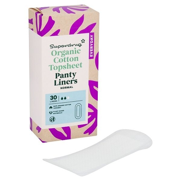 Superdrug Cotton Panty Liner Normal x30