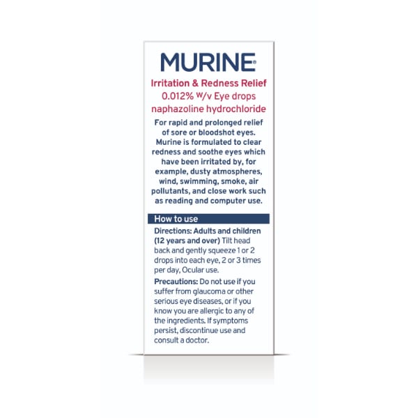 Murine Irritation & Redness Relief Eye Drops 10ml