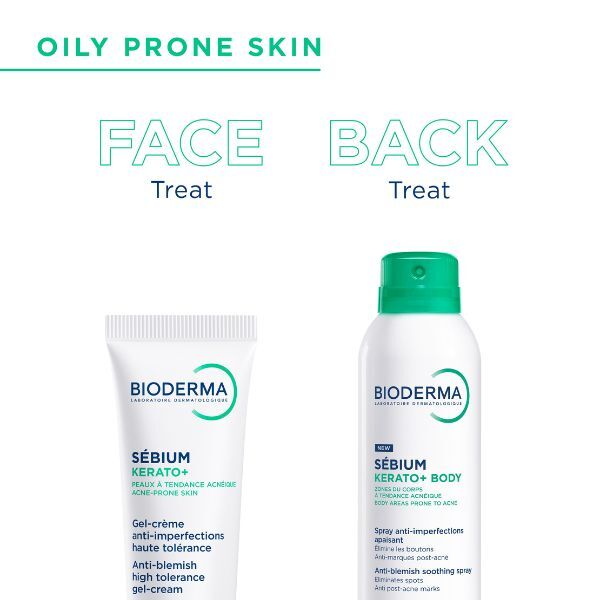 Bioderma Sebium Kerato+ Gel Cream For Acne Prone Skin 30Ml