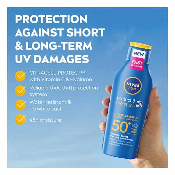 Nivea Sun Protect & Moisture Sun Cream Lotion SPF50 400ml