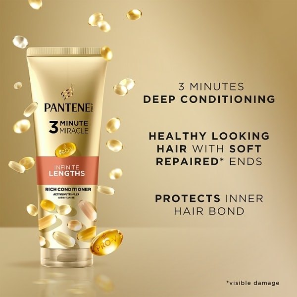 Pantene 3 Minute Miracle Infinite Lengths Serum 220ml