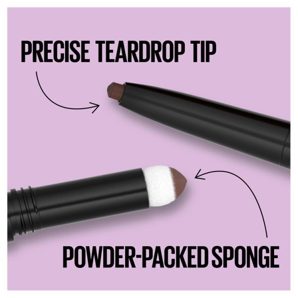 Maybelline Express Brow Duo Pencil + Powder, Medium Brown