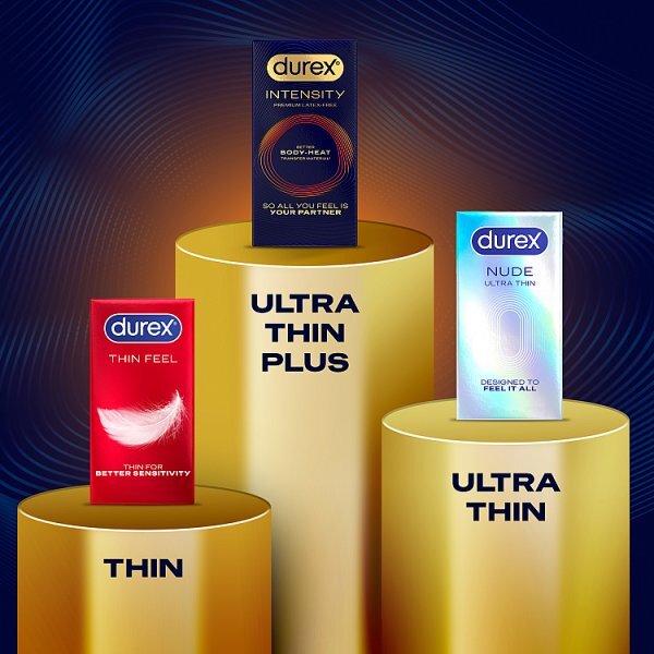 Durex Intensity Latex-Free Wide Fit Condoms 9Pk