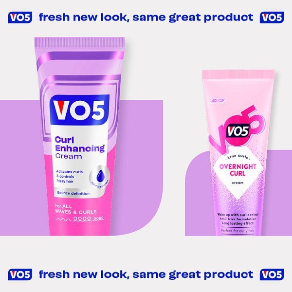 VO5 Enhance Cream Overnight Curl 125ml
