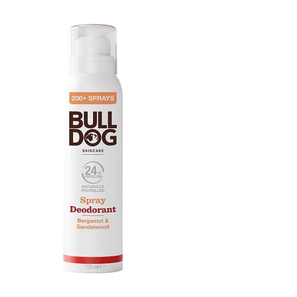 Bulldog Skincare Bergamot & Sandalwood Spray Deo 125ml
