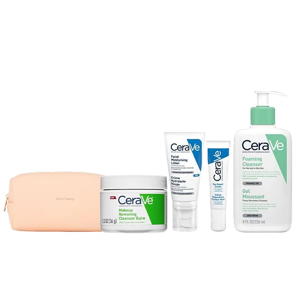 CeraVe Double Cleanse & Care Skincare Gift Set