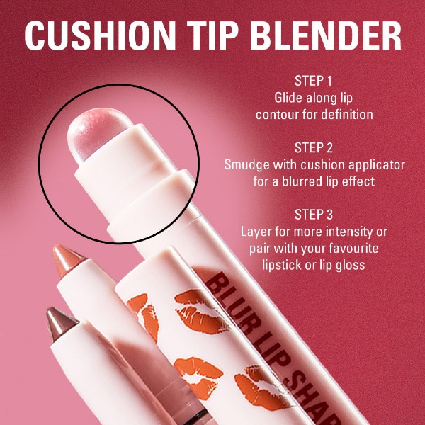 Revolution Blur Lip Shaper Blushed Rose