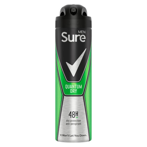 Sure Men Quantum Dry Antiperspirant Deodorant 150ml
