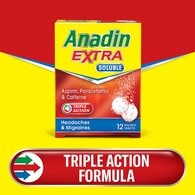 Anadin Extra Soluble Aspirin 12 Tablets