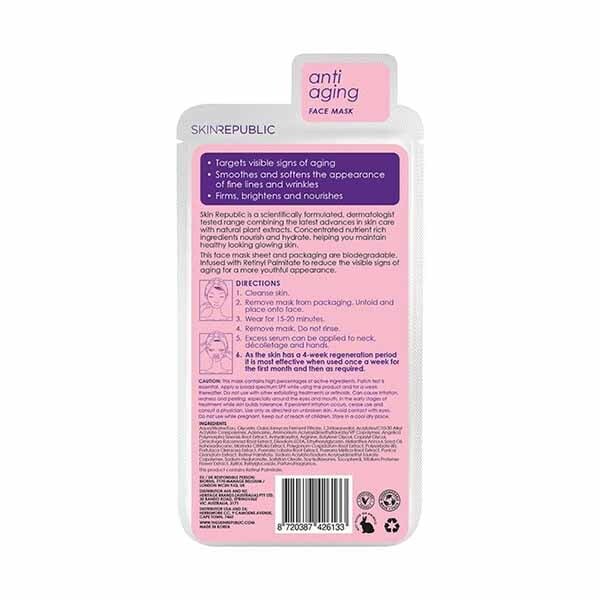 DNRPRICE Skin Republic Retinol Infusion Face Sheet Mask 25Ml