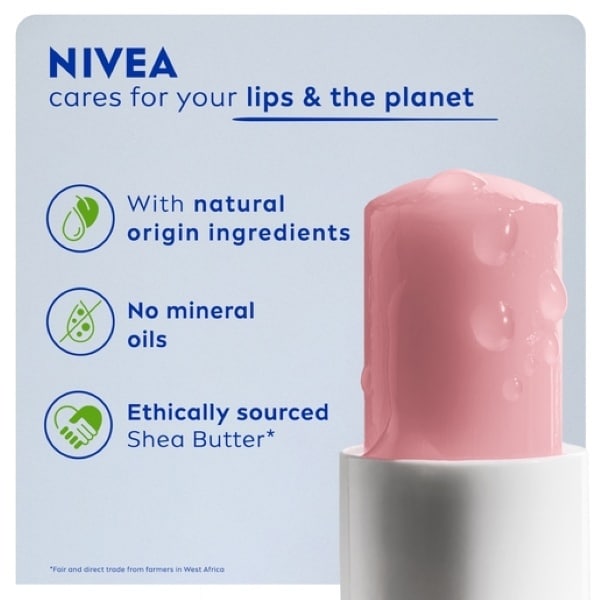 Nivea 24H Moisture Pearly Shine Lip Balm 4.8G