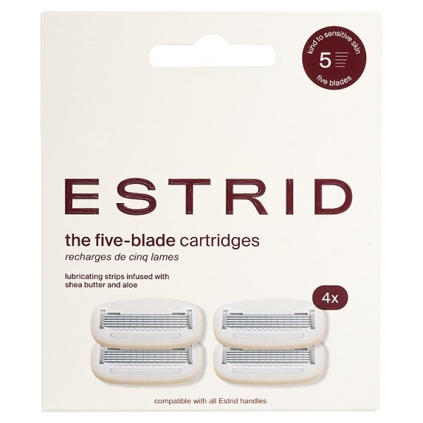 Estrid Five-Blade Cartirdges 4X