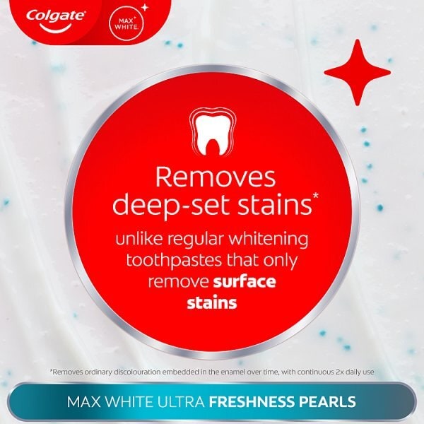 Colgate Max Ultra Fresh Pearls Whitening Toothpaste 75Ml