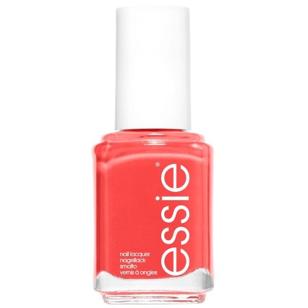 DNR essie Core 268 Sunday Funday Pink Coral Shimmer Nail Polish