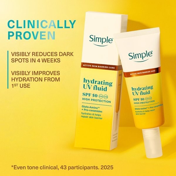 Simple Hydrating Uv Fluid Spf50 40Ml