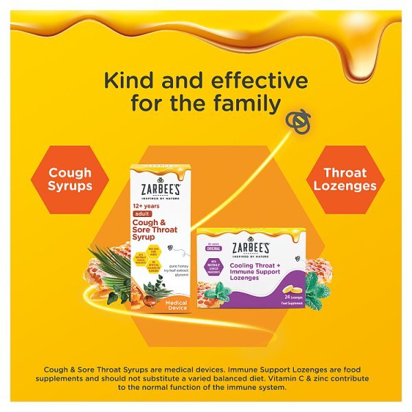 Zarbee's Throat Immune Lozenges x24