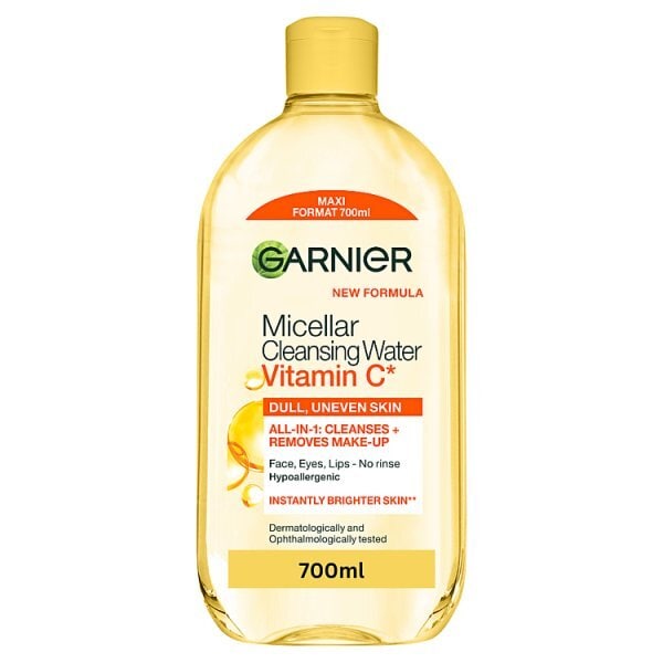 Garnier Micellar Vit C Cleansing Water Makeup Remover Dull Skin 700ml
