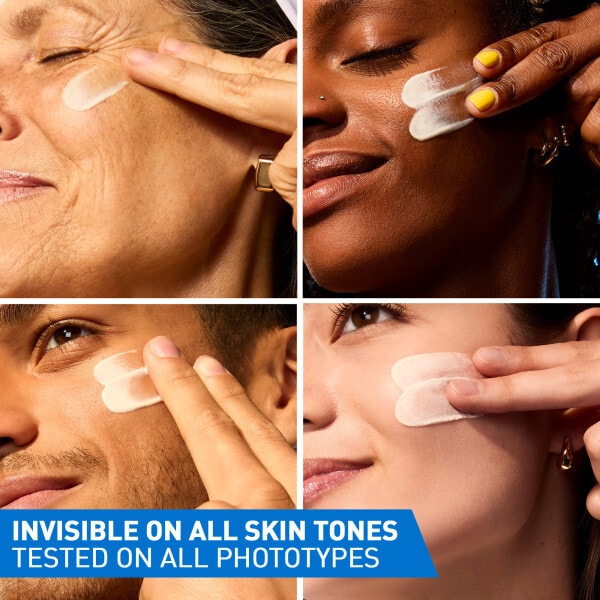 CeraVe Invisible Dry Touch Fluid Sunscreen SPF 50 for normal to oily skin with 3 essential ceramides 50ml