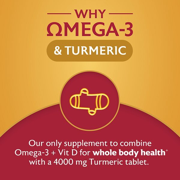 Seven Seas Omega-3 Plus Turmeric - 30 Duo Pack