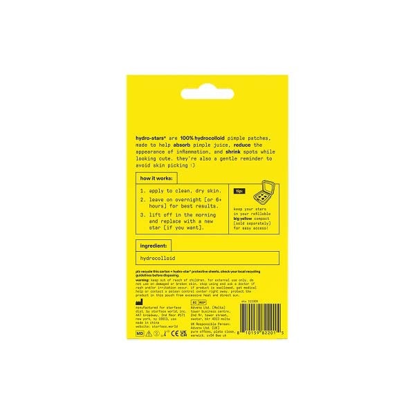 Starface Hydro Stars Yellow x36