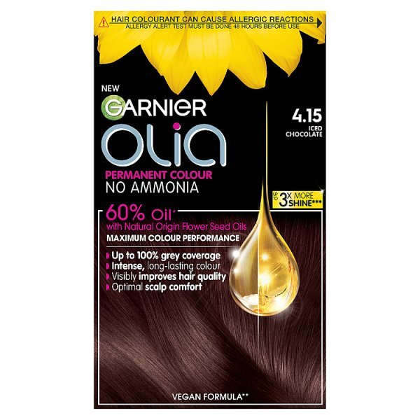 Garnier Olia 4.15 Iced Chocolate Brown Permanent Hair Dye