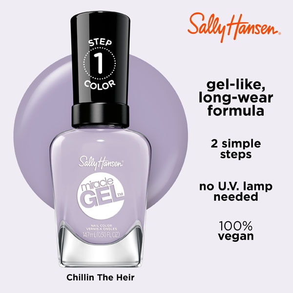 Sally Hansen Miracle Gel Nail Polish - Chill In The Heir