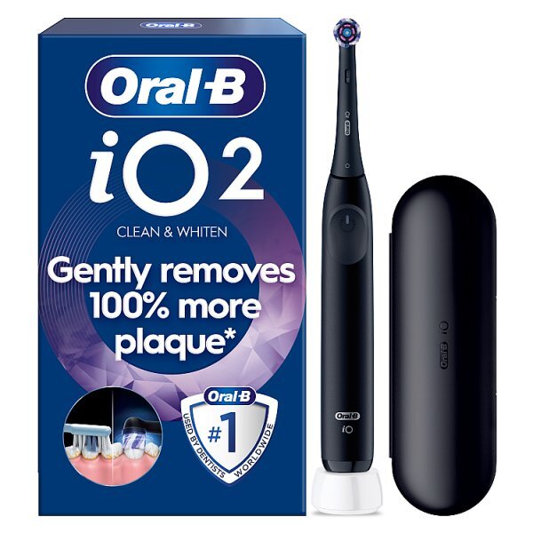 Oral-B iO2 Night Black Electric Toothbrush Whitening Edition