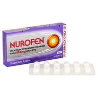 Nurofen Maximum Strength Migraine Pain 684mg 12 Caplets