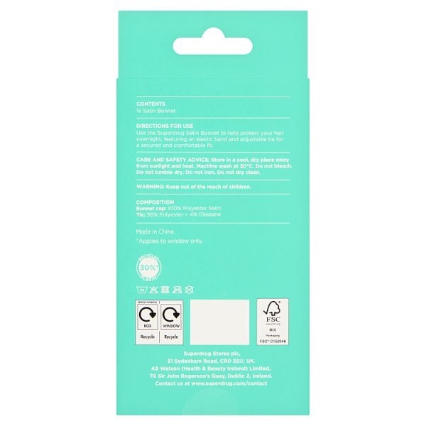 Superdrug Satin Bonnet