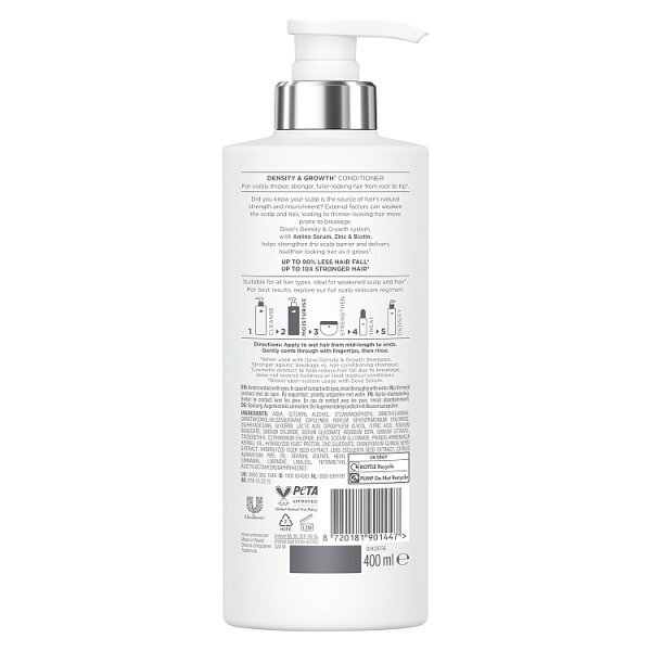 Dove Hair Scalp Therapy Density And Growth Conditioner 400Ml