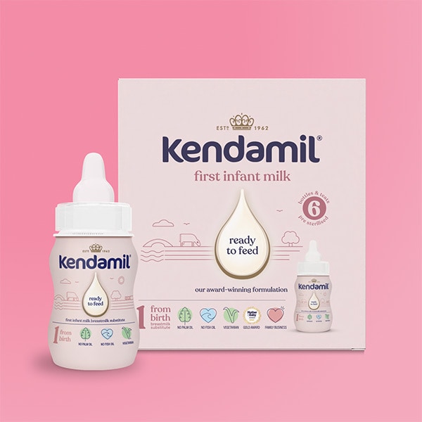 Kendamil Infant Milk Ready To Feed From Birth, 6 X 70ml