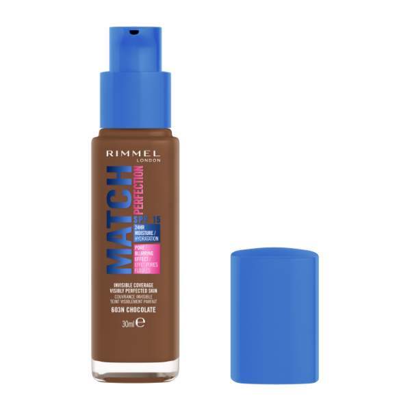 Rimmel Match Perfection Foundation 603N Chocolate SPF20