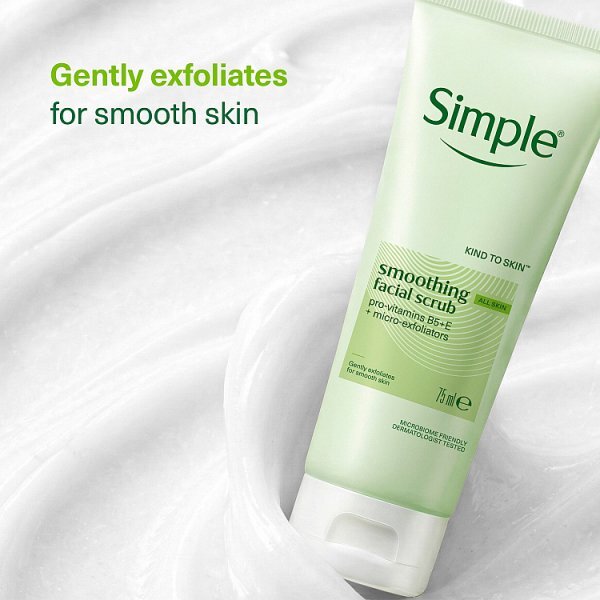 Simple Kind to Skin Smoothing Facial Scrub 75ml