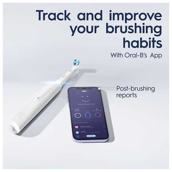 Oral-B iO4 White Electric Toothbrush + Travel Case