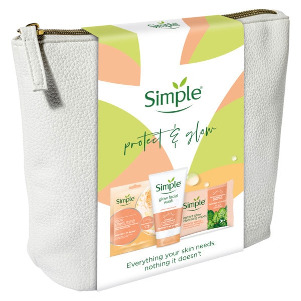 Simple Skin Protect & Glow Bag Set