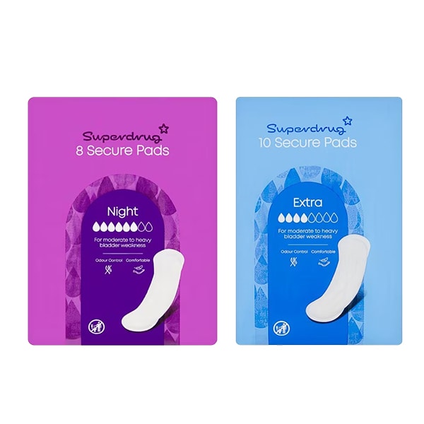 Superdrug Extra Day & Night Incontinence Pad Bundle
