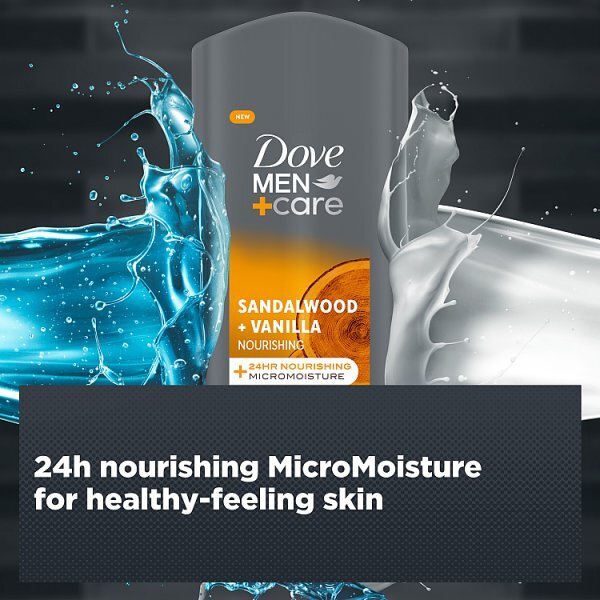 Dove Men Sg Sandalwood & Vanilla 400Ml