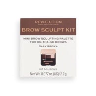 Revolution Brow Sculpt Kit Dark