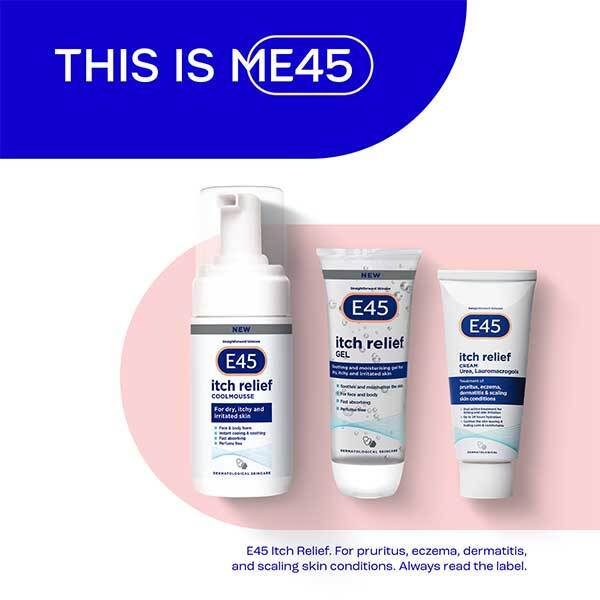 E45 Itch Relief Cool Mousse for Irritated & Dry Skin